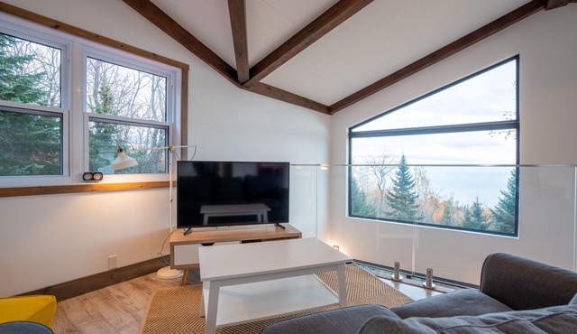 La p'tite ferme - BSP side, view, spa & pool table