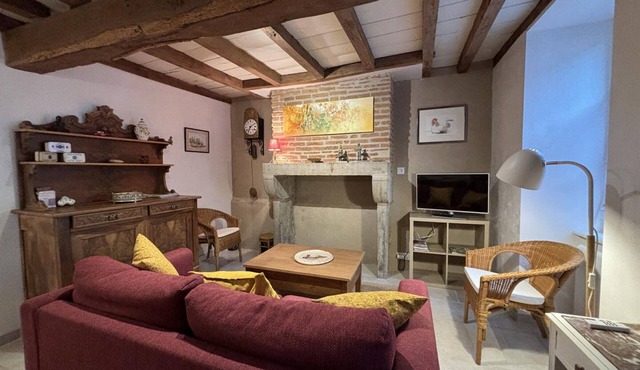 La Paille Cottage in Charroux, 4 people, Pets allowed, Garden