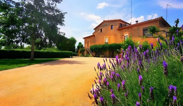 La Parra 1 at Mas Pareta: Rural Apartment with Pool and Farm near Costa Brava