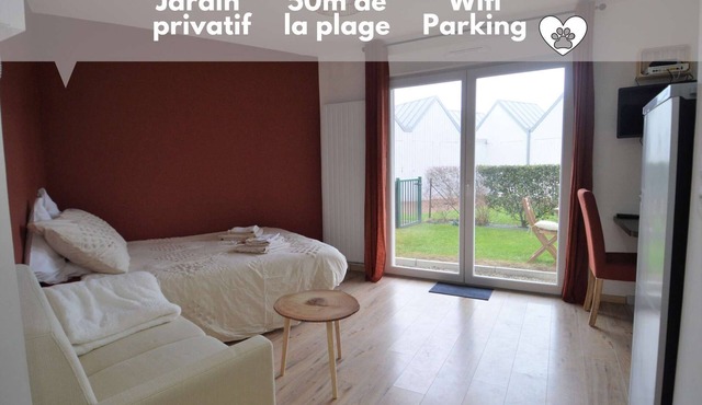 La Patoune - Garden/50m from the beach/Wifi/Parking