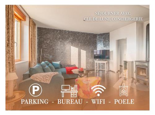 La Perle Isolée - Grand appartement contemporain et chaleureux près de Pontarlier