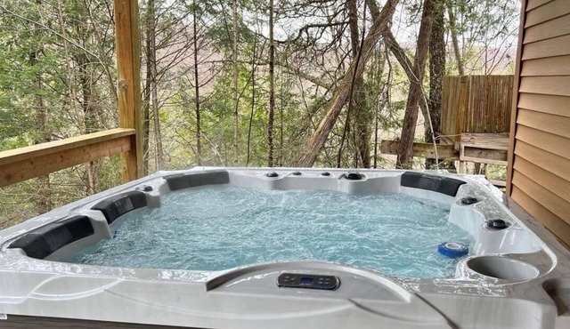 La perle rosée boréale: rustic cottage on the water