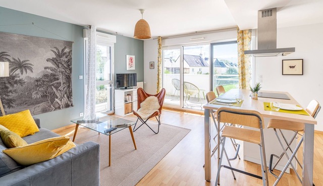 LA PEROUSE - Apt 2 chambres,parking, proche Rennes