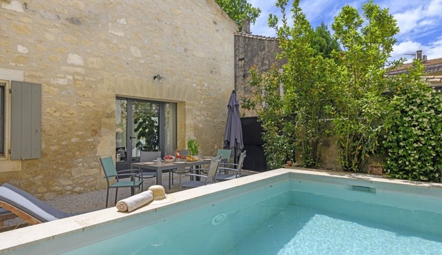 La Petite Maussanaise house-swimming pool