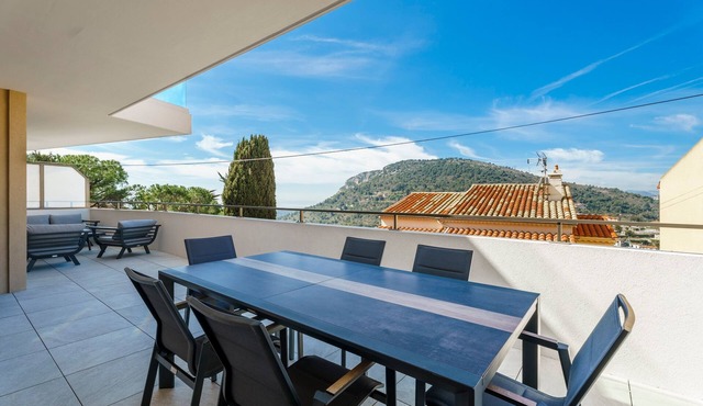 La Pinède de La Turbie - Appt vue mer et montagne