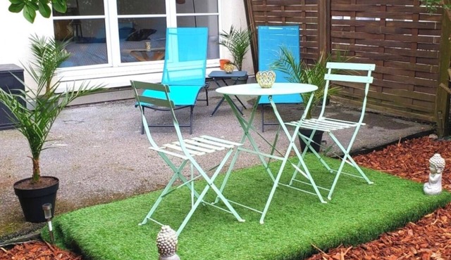 La Pléïade Dorée - Hyper Centre, Avec Cours Privative. Animaux Acceptés !