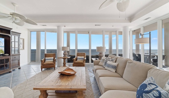 La Playa 1103- Beach Front Views with Wrap-Around Terrace!