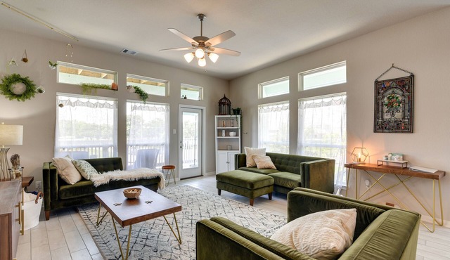 La Porte Home w/Balconies: Walk to Beach!
