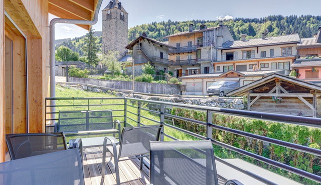 La Poudreuse - Duplex avec balcon vue montagne - Flumet