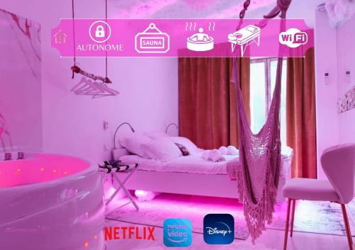 La Rêverie : Sauna Privé Jacuzzi et Table Massage