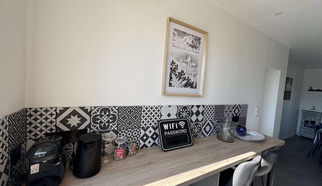 LA ROSE DES VENTS 5 minutes from the beach and close to hiking trails