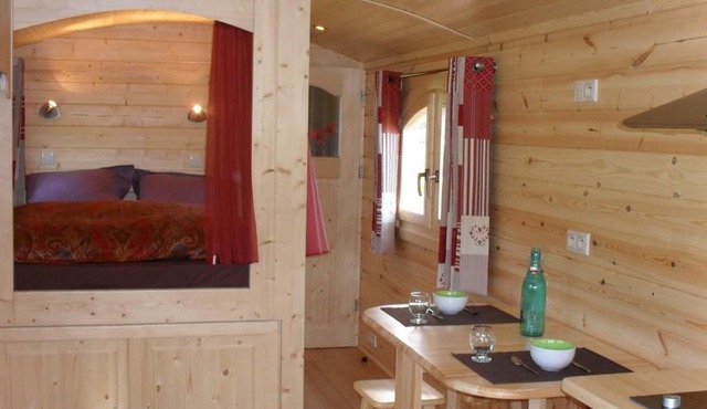 La roulotte à la ferme