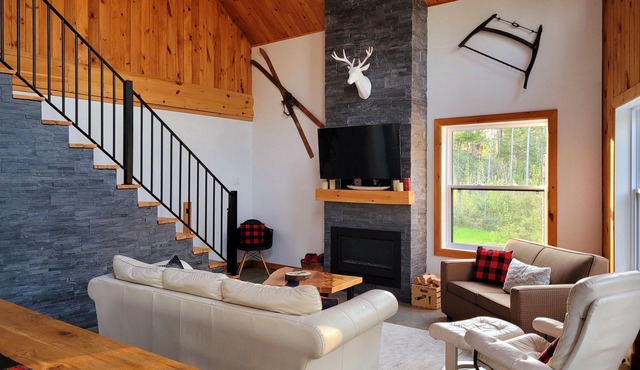 La Source du Bonheur – Splendid Cottage on the Mekinac River & Spa