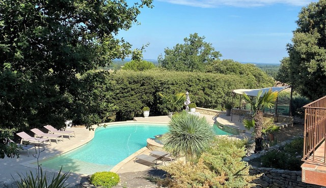 La Souvenance, listed villa, panoramic view