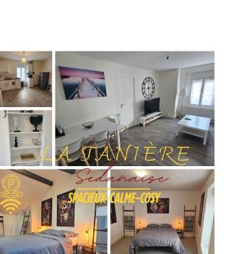 La Tanière Sedanaise 2 bedrooms parking wifi