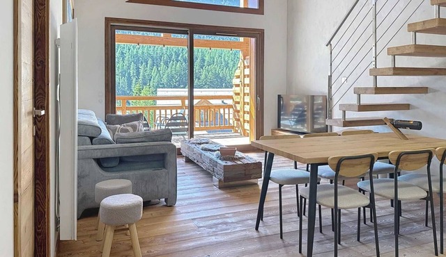 La Taniere du Dusse - New 6-person apartment facing the slopes