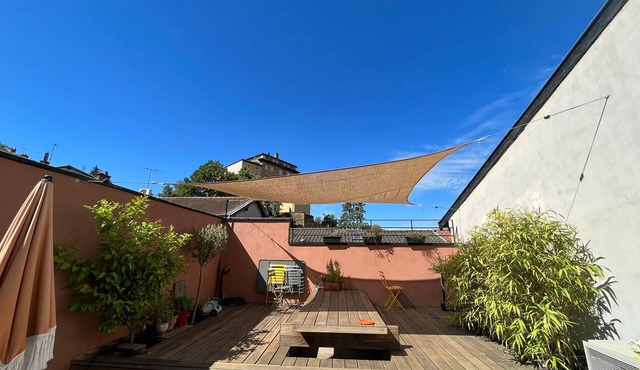 La Terrasse des épices: Town house very close to Lyon, Private swimming pool