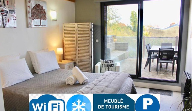 La Terrasse du Belvédère-appartement 3 chambres-Nancy- avec stationnement