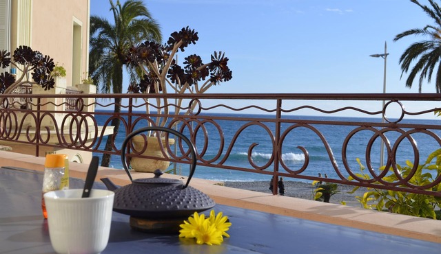 La Terrasse du Soleil:Fantastic 3-bd apt with sundeck facing the beach!