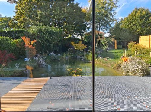 la terrasse sur l'eau