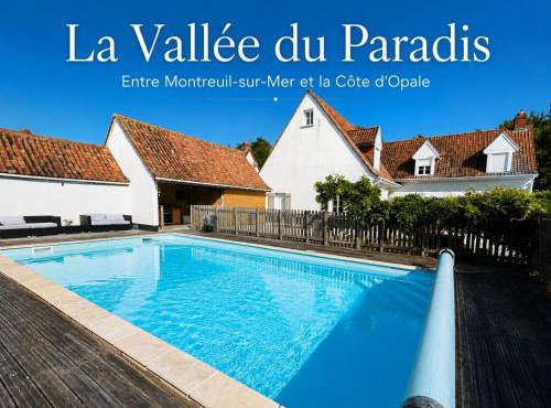 La Vallee Du Paradis- piscine, chauffée et balnéothérapie