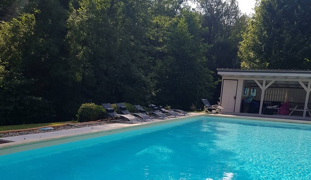 La Vielle Forge 3* Périgord Vert - swimming pool and river