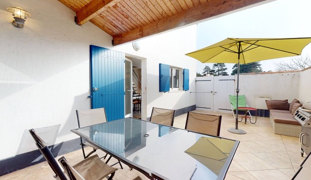 La Villa Bleue à 300 m de la Mer