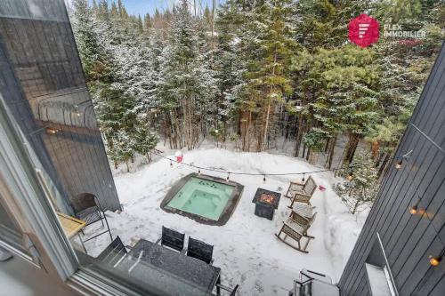 La Villa du Spa Creusé - Chalet avec spa extérieur privé à Pont-Rouge - Resort près de Québec