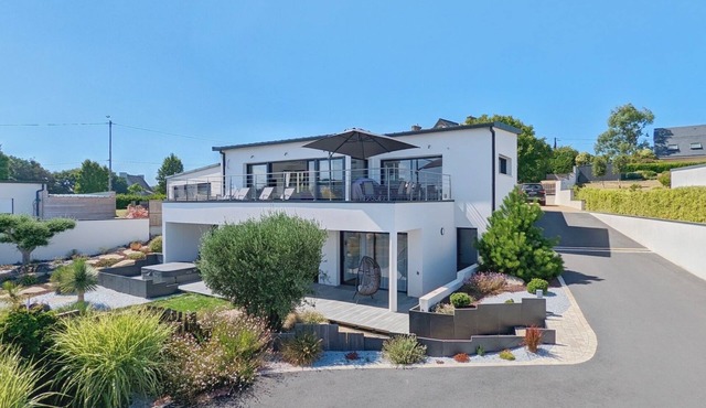 La Villa Kerdanet - Spa - Panoramic sea view and beach 500m away