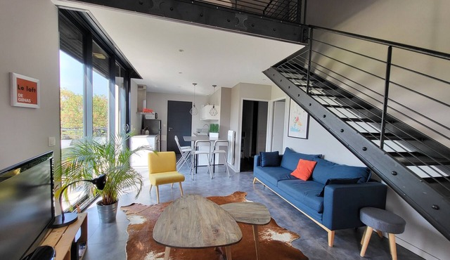 La Villa-Loft-Private Bathroom-Apartment-Courtyard view