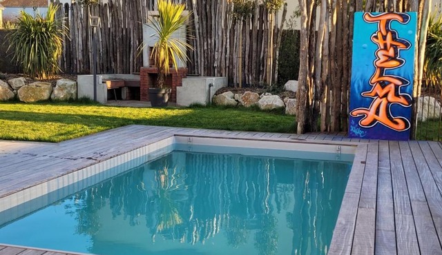 La Villa Thelma 5 étoiles, piscine, sauna et jacuzzi