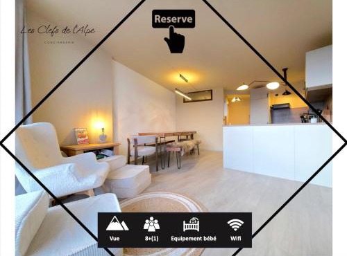 La vue de l'Alpe ! T4 rénové spacieux & chaleureux