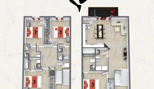 Lady Hoosier Hall - 4 Bd Townhome by IU Sports