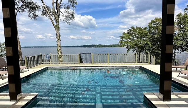 Lake and Pool Oasis at Eagle Bay Den on Lake D'arbonne!
