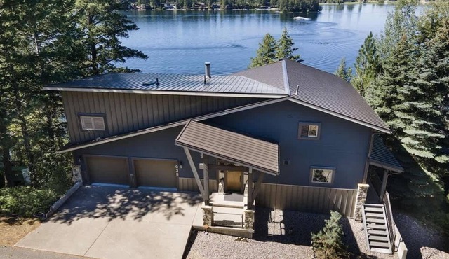 Lake Blaine Luxury Home, Hot Tub, Boat Dock, Views