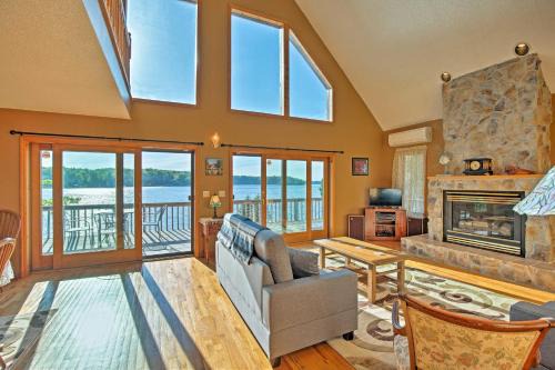 Lake Bonaparte 'Fins & Feathers Lodge' w/Dock!