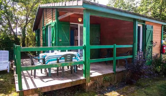 Lake Bonnefon campsite * - Chalet SPACE 30 m2 (2 bedrooms) 6 persons