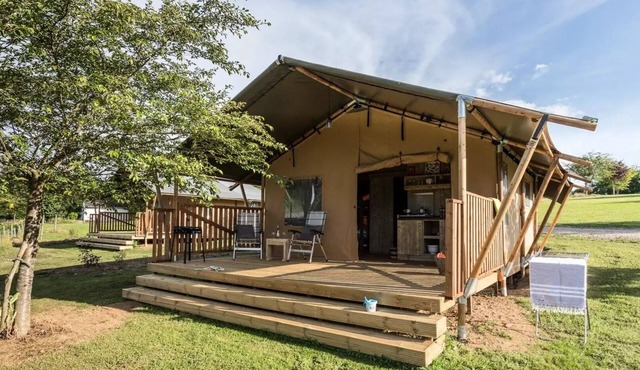 Lake Bonnefon campsite * - > NEW Safari Premium Tent 2 bedrooms 4 people