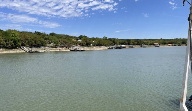 Lake Brownwood Waterfront house with dock