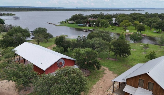 Lake Buchanan Lodge is waterfront with an optional Pavilion for events.