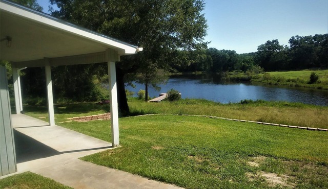 Lake cabin at B2 Ranch