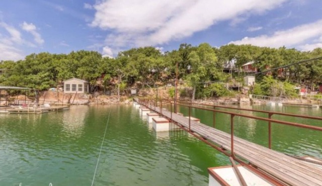 Lake Cisco waterfront home with large private dock