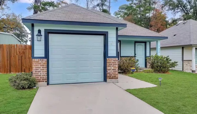 Lake Conroe Family Retreat Games Boating and Pet-Friendly