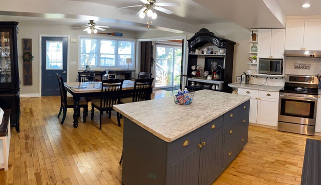 Lake Erie's charming 4 season Lake Houz with BBQ, Fire Pit & more