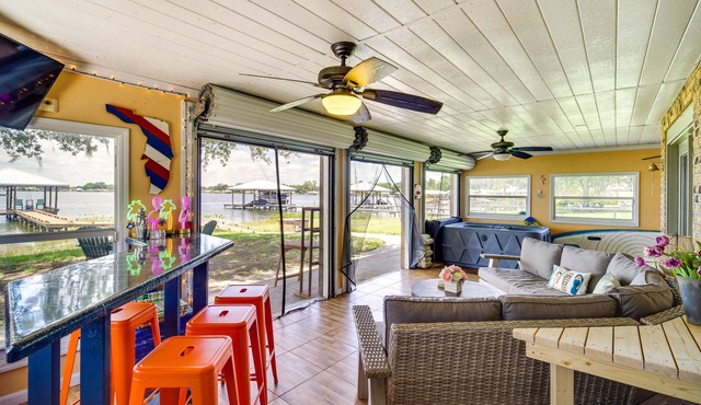 ‘Lake Francis Lily Pad’ - Home w/Hot Tub & Dock!