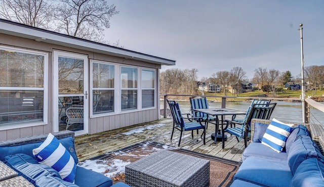 Lake Freeman Gem w/Dock Access & Sunset View!