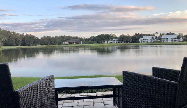 Lake front condo at Saddlebrook