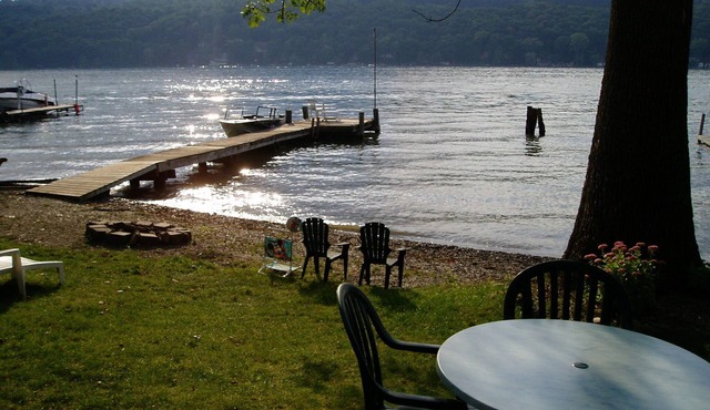 LAKE FRONT: EAST SIDE KEUKA LAKE for BEAUTIFUL SUNSET