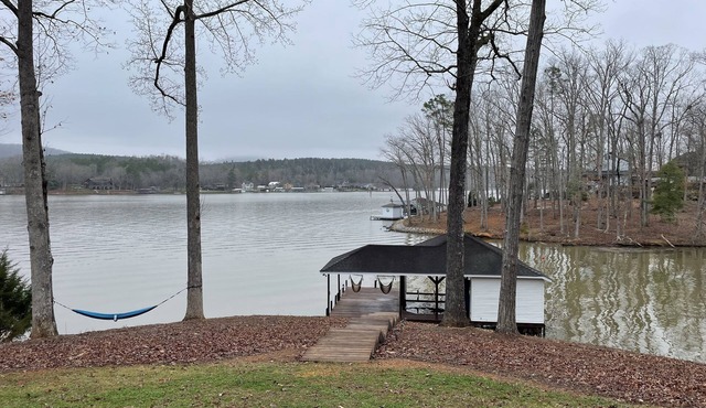 Lake Front House with Dock, Kayaks, and Boat Slip