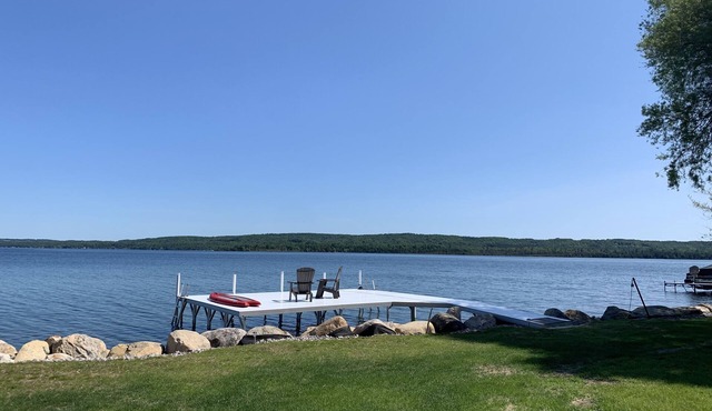 Lake Front, Lake Charlevoix, Large Park like setting.